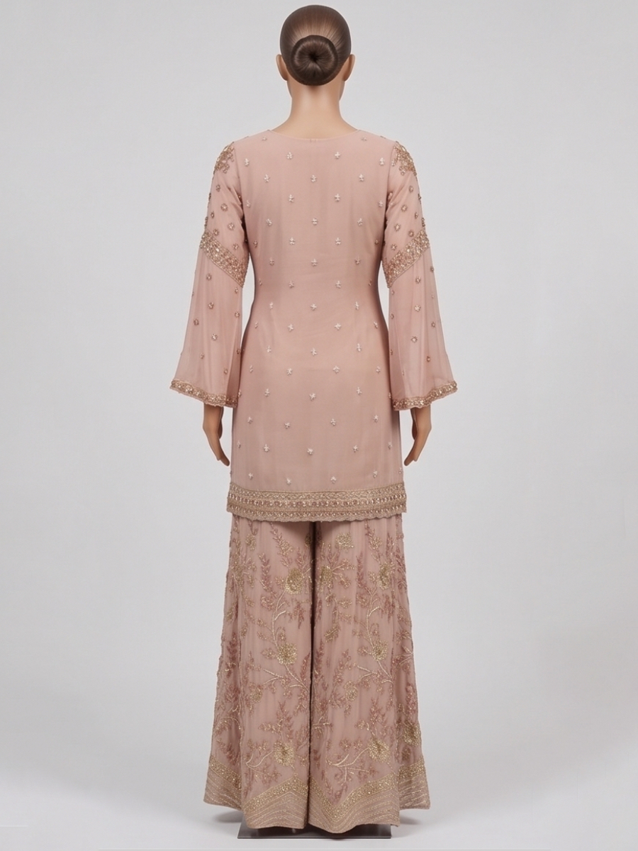 Zari Jaal Sharara Suit