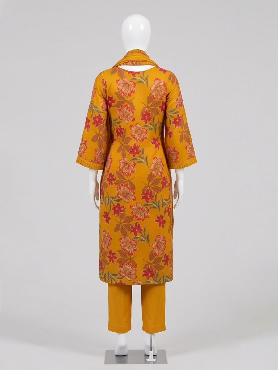 Basanti Bloom Cotton Suit