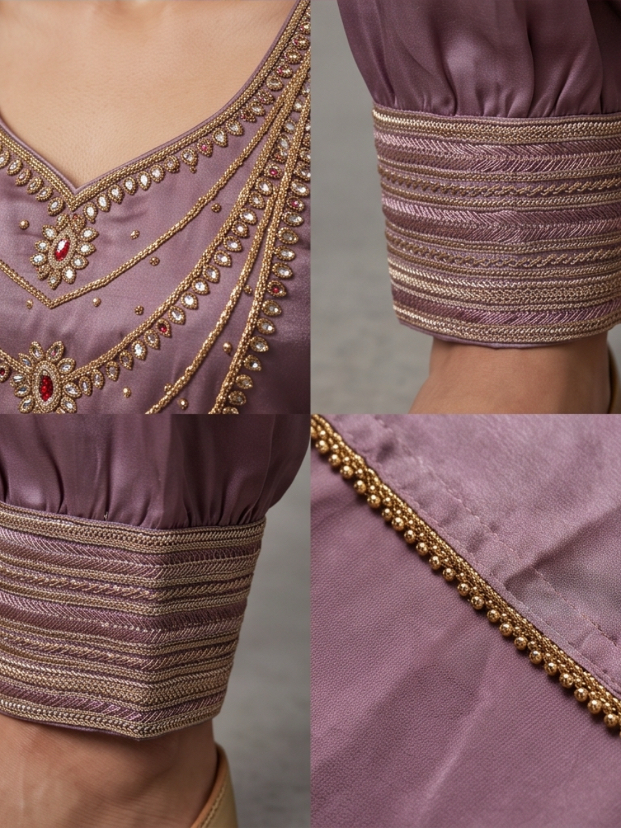 Royal Bloom Cotton Suit