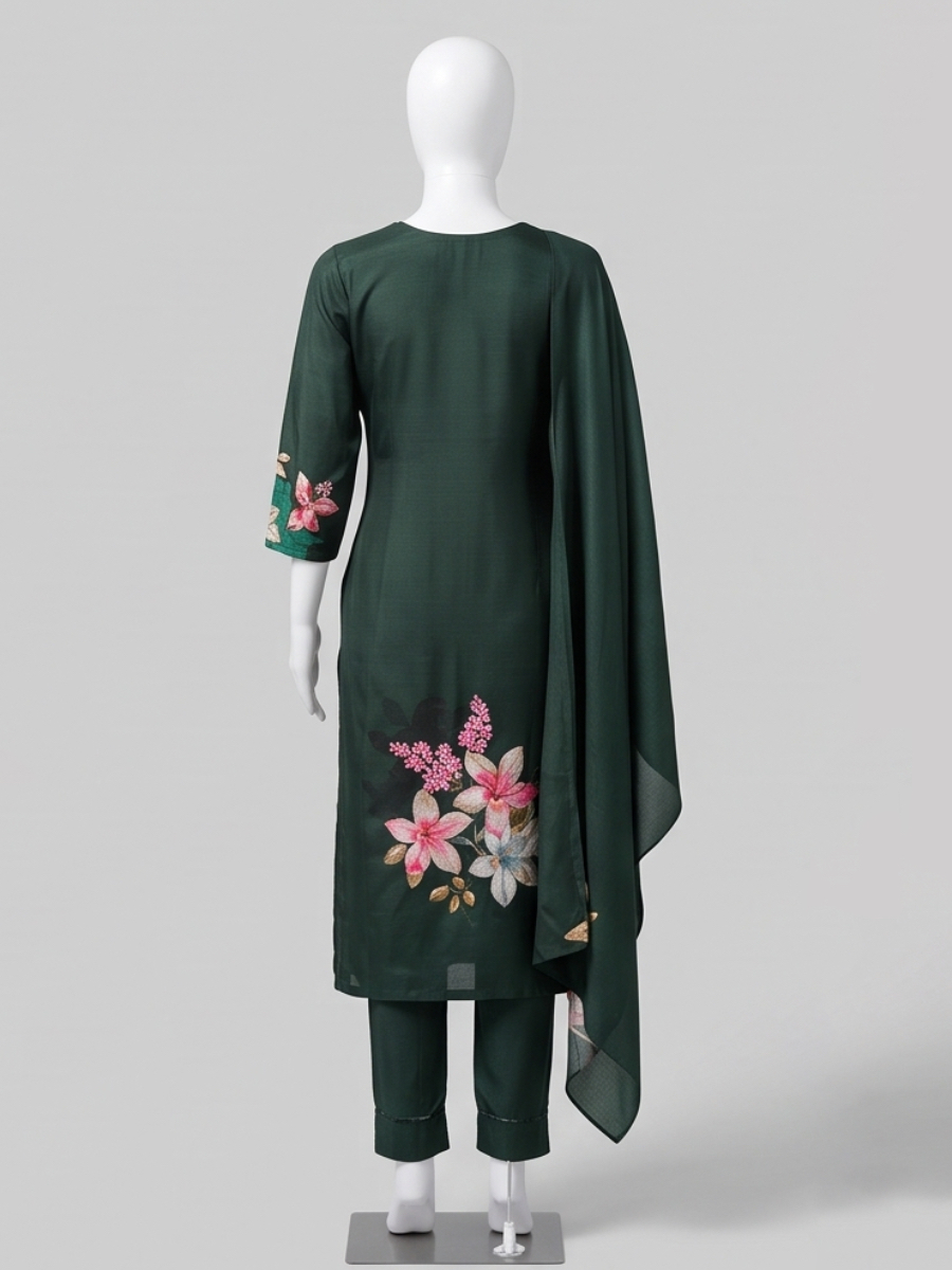Emerald Bloom Suit Set