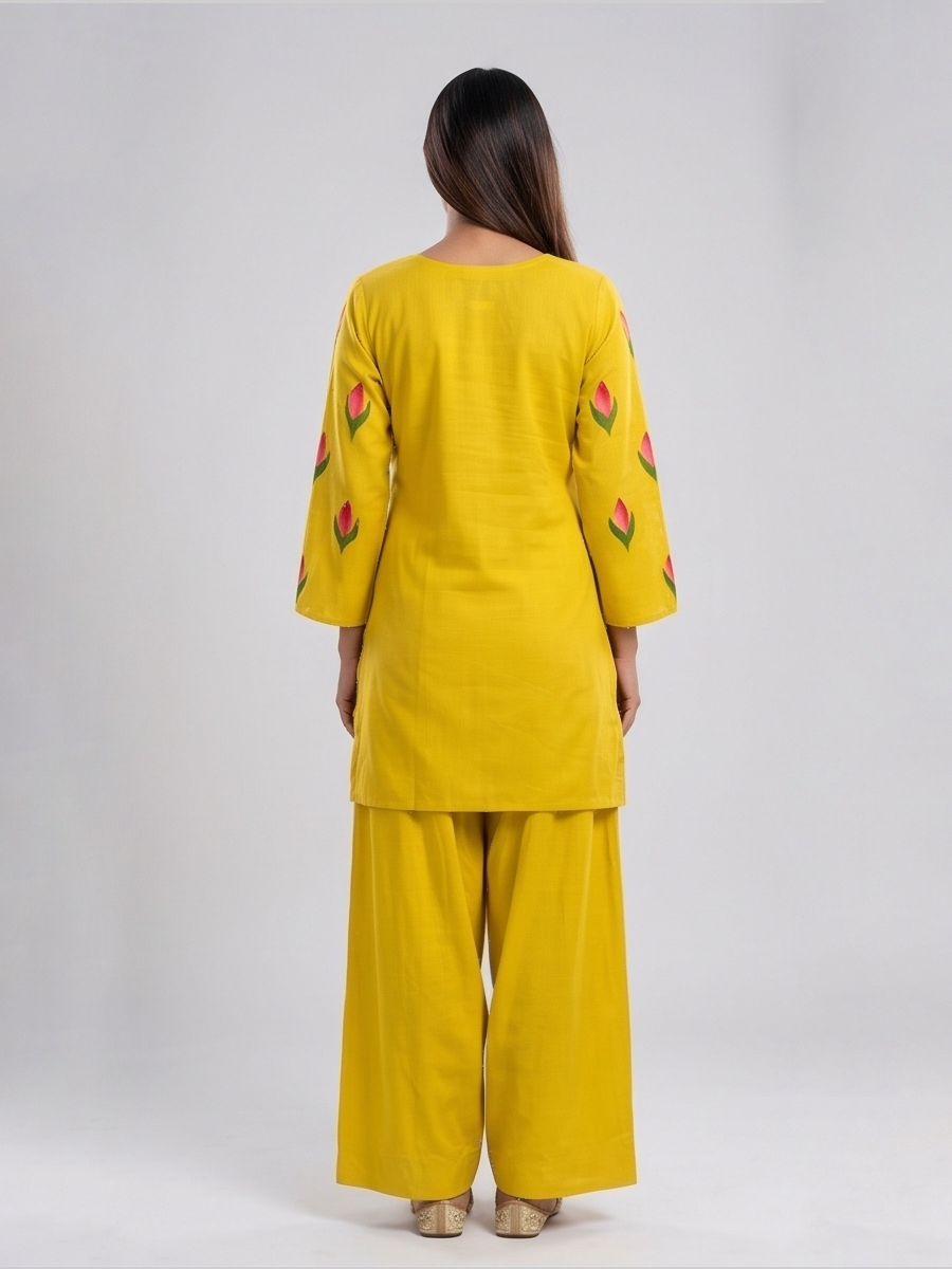 Sunehri Gul Farshi Co-ord Set