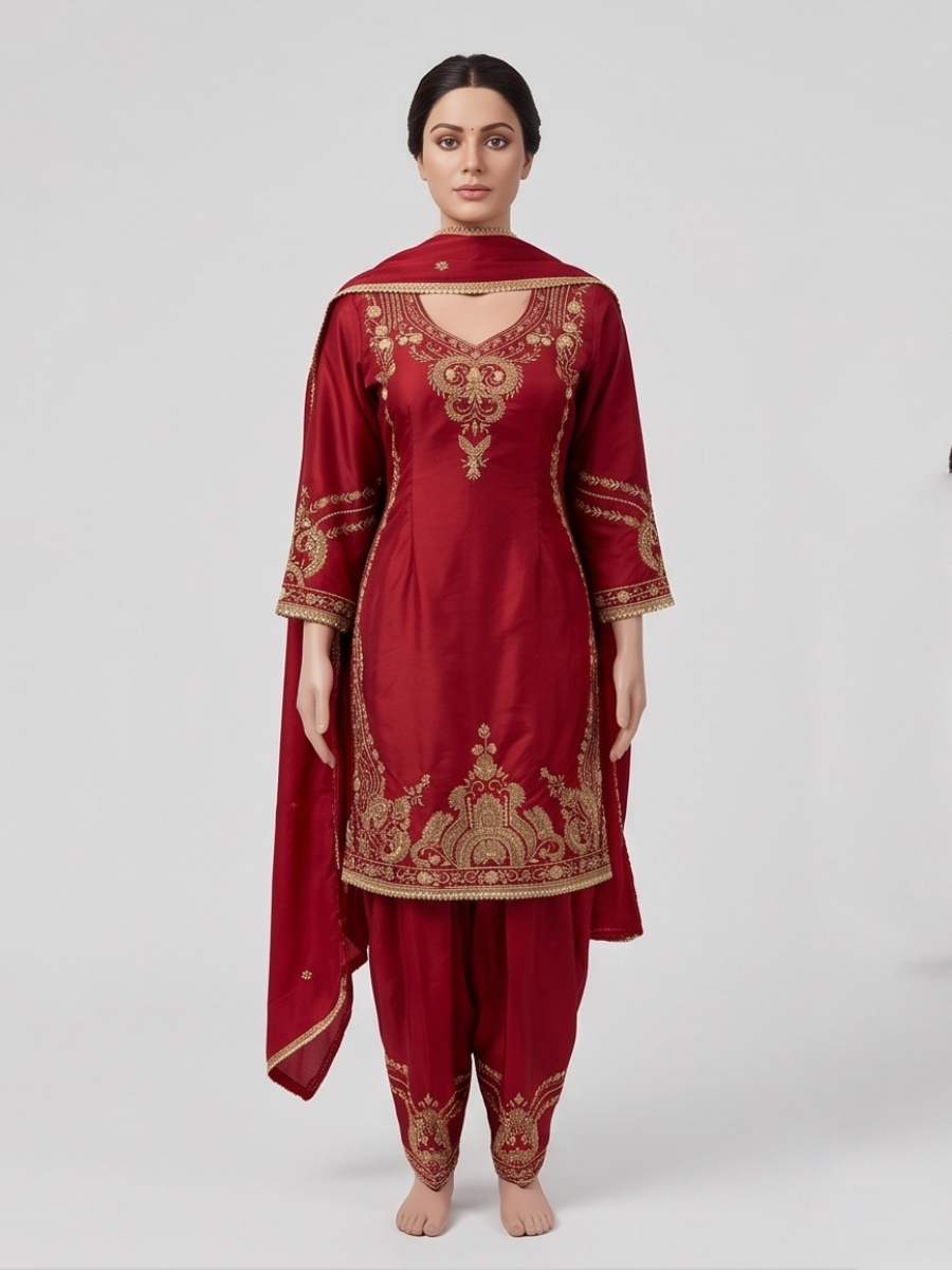 Zardozi Kaarigari Suit