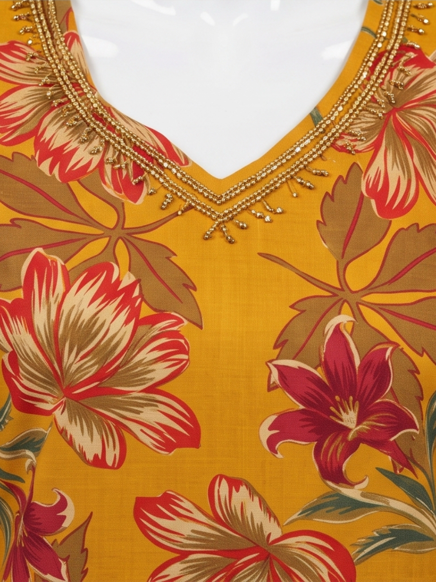 Basanti Bloom Cotton Suit